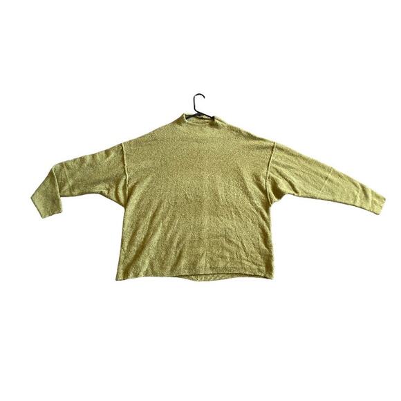 Olive Green Mock Turtle Neck Sweater - Picture 3 of 5